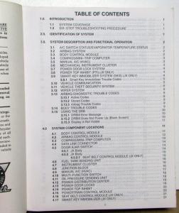 1998 Chrysler Cirrus Dodge Stratus Plymouth Breeze Service Shop Repair Manual