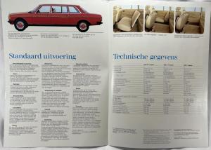 1981 Mercedes-Benz 240D 300D 250 7-8 Seat Limousine Sales Brochure - Dutch Text