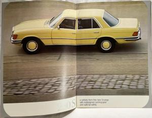 1973 Mercedes-Benz Passenger Car Programme Prestige Sales Brochure