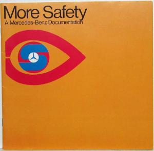 1974 More Safety Mercedes-Benz Documentation Brochure