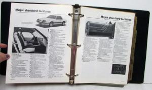 1985 Ford Car Facts LTD Crown Victoria Thunderbird Mustang Tempo Escort EXP