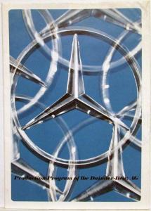 1979 Mercedes-Benz Production Program/Poster - Daimler-Benz AG