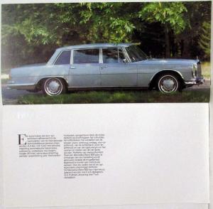 1979 Mercedes-Benz Personenwagen Programma Sales Brochure - Dutch Text