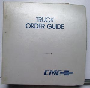 1992 Chevrolet Truck Order Guide Car Pricing Camaro S10 Blazer C/K