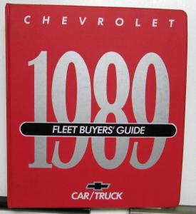 1986 Chevrolet Fleet Buyers Guide Camaro C/K Truck Caprice Metro S10
