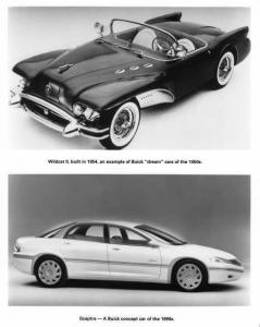 1993 Buick 90th Anniversary Press Photo 0253 - 1954 Wildcat II and 1990s Sceptre