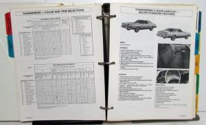 1978 Ford Car Facts Thunderbird LTD II Club Wagon Granada Mustang Pinto