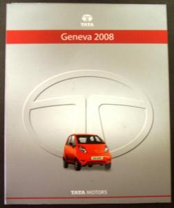 2008 Tata Motors Geneva Auto Show Press Kit Nano Indica Safari DICOR 2.2 Xenon