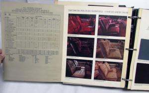 1985 Oldsmobile Interior Selections Firenza Calais Cutlass Delta 88 Toronado