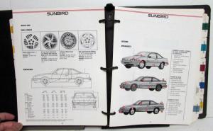 1993 Pontiac Sales Handbook LeMans Grand Am Firebird Sunbird Bonneville