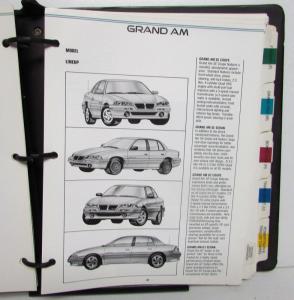 1993 Pontiac Sales Handbook LeMans Grand Am Firebird Sunbird Bonneville