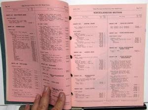 1941 Dodge Passenger Car Dealer Parts List Book Catalog Model D19 Original