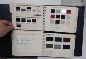 1986 Ford Color & Trim Selections Thunderbird Mustang Ranger F-Series Bronco