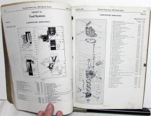 1939 Chrysler Dealer Parts List Book Catalog C22 C23 C24 Royal Windsor Imperial