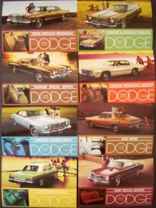 NOS Mopar 1975 Dodge Post Cards Dart Sport SE Charger Coronet