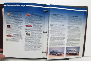 1986 Ford Product Reference Book Car Truck Thunderbird Mustang F-Series Ranger