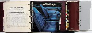 1974 Dodge Dealer Album Color & Trim Selector Car Truck Charger Challenger Dart