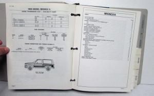 1990 Ford Light Truck Facts Book Bronco Ranger F-Series Explorer Econoline
