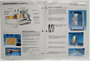 1988 Caterpillar D8N Waste Disposal Arrangement Sales Brochure