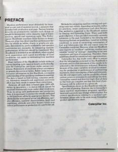 1996 Caterpillar Performance Handbook Edition 26