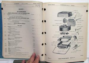1946 1947 Dodge Truck Dealer Parts List Book WJ WK WR Series Heavy Duty Original
