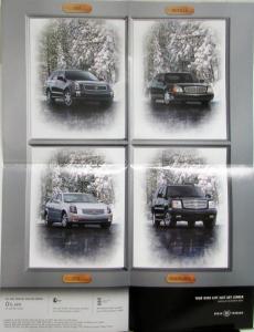 2004 Cadillac SRX Deville CTS Escalade EXT ESV Sales Brochure Folder Poster Orig