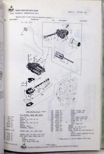 1970 Mack M50AX 5004-05 Model Truck Parts Book - Number 8690