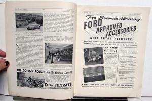 1939 The Ford Times Vol16 No6 June Prefect Accessories Pricing ENGLAND