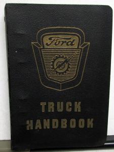 1956 Ford Truck Salesman Handbook Data Facts Book Sedan Delivery Pickup F Series