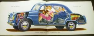 1954 Ford Anglia & Prefect Made In England Sales Brochure Original Rare