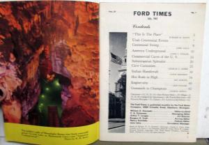 1947 Ford Times July Issue Hot Rods Original