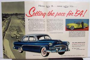 1954 Dodge News Vol 19 No 4 Dodge Wins Mobilgas Economy Run Indy 500 Pace Car