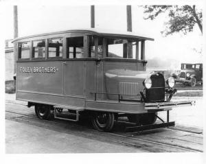 1928 Ford Ambulance Rail Car by NW Motor - Coos Bay Lumber Press Photo 0467