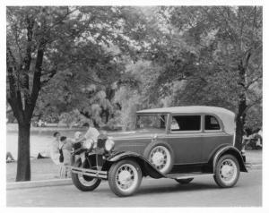 1931 Ford Model A Convertible Sedan Press Photo 0480