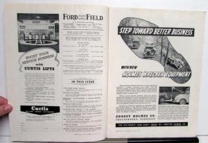 1938 Ford Dealer & Service Field Feb Issue Trucks Zephyr V8 Fordson DeLuxe