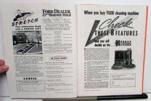 1937 Ford Dealer & Service Field December Trucks V8 Tudor DeLuxe Fordor Model TT