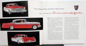 1956 Chrysler New Yorker St. Regis Newport Town & Country XL Sales Brochure