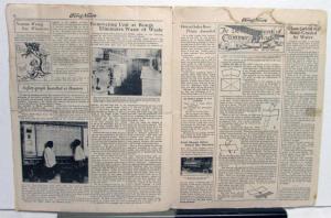 1925 Ford News 9/8/25 Model T Employee Paper