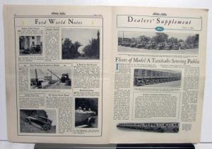 1929 Ford News 7/1/29 Model A Employee Paper