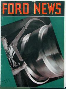 1938 Ford News April Issue Monte Carlo Rally V8 Tuck AD Original