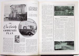 1938 Ford News Sept Issue Hudson Tunnel Smokie Mtns Boulder Dam Key West Orig
