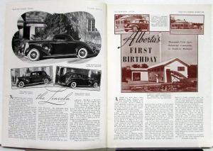 1938 Ford News December Issue Mercury 8 Ad Original