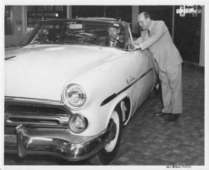 1954 Ford Crestline Press Photo in Showroom 0606 - Frank Kent Motor Co