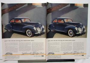 1939 Lincoln Zephyr V12 Two Door Sedan Ad Proof