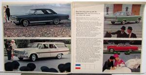 1966 AMC Ambassador Marlin Rambler Classic & American XL Sales Brochure Original