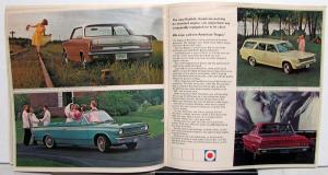 1966 AMC Ambassador Marlin Rambler Classic & American XL Sales Brochure Original