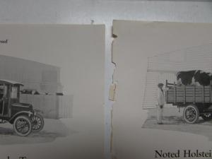 1926 Ford Model T Truck Holstein Breeder Transports Stock Ad Proof