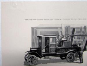 1926 Ford Model T Ton Truck Ad Proof