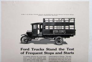 1926 Ford Model T One Ton Truck Delivery Ad Proof