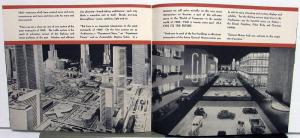 1939 General Motors Futurama Brochure - NY Worlds Fair Hwy and Horizons Exhibit